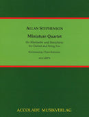 Miniature Quartet for Clarinet and String Trio (Piano reduction)
