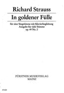 Acht Lieder op. 49/3, No. 3 Cradle Song (low D major)