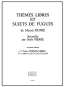 Thèmes libres et sujets de fugues, Vol. 1