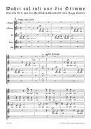 Wachet auf, ruft uns die Stimme