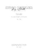 Sonate über alte deutsche Volkslieder op. 15a