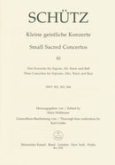 Kleine geistliche Konzerte, vol. 3