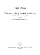 Führwahr er trug unsere Krankheit