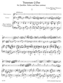 Triosonate für Querflöte, Violine und Basso continuo G-Dur TWV 42:G1