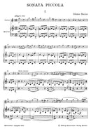 Sonata piccola für Violine und Klavier (1957)