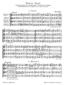 Zweite Suite für Blockflötenquartett, Streichquartett oder andere Instrumente