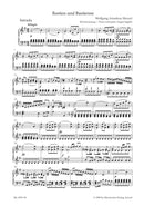 Bastien und Bastienne K. 50 (46b) (ヴォーカル・スコア)