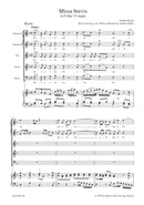 Missa brevis F major Hob. XXII:1 (Frühe Streicherfassung und spätere Fassung mit Wind Instrumentsn und Pauken) (ヴォーカル・スコア)