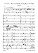 Litaniae de venerabili altaris Sacramento E-flat major K. 243 (ヴォーカル・スコア)