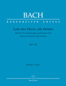 Lobet den Herrn, BWV 230 / J.S. Bach (Bärenreiter)