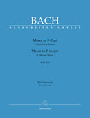 Mass F major BWV 233 "Lutheran Mass 1"(ヴォーカル・スコア)