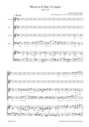 Mass G major BWV 236 "Lutheran Mass 4"(ヴォーカル・スコア)