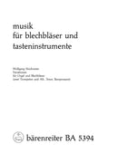 Variationen für Orgel und Blechbläserchor = Variations for Organ and Brass Ensemble (Score)