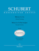 Mass A-flat major D 678 (Second version with the variant of the Osanna in excelsis and the Cum Sancto Spiritu Fugue from the first version) (ヴォーカル・スコア)