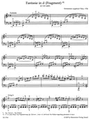 Fantasy for Piano D minor K. 397 (385g)