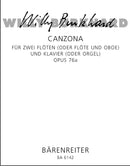 Canzona op. 76a (1947)