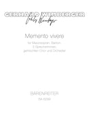 Memento vivere(ポケットスコア)