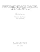 Semiramis für Orchester (1983) -Musik in drei Teilen-(ポケットスコア)