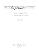 Trakl-Fragmente für Mezzosopran und Klavier (1983/1984)