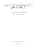 Automne et Aubade pour deux clarinettes (1992)