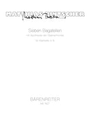 Sieben Bagatellen mit Apotheose der Glasharmonika (1994 (rev. 2001))