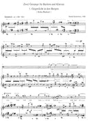 Zwei Gesänge nach Gedichten von Erika Burkart