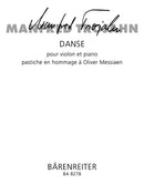 Danse for Violin and Piano