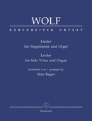 Songs for Solo Voice and Organ