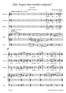 "Ihre Augen aber wurden aufgetan" für Tenor, Bariton, Bass soli und Orgel (8. Satz aus dem Oratorium "und ich sah") op. 55b (2003)