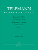 Concerto for Violin and Orchestra F major TWV 51:F2