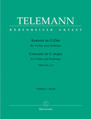 Concerto for Violin and Orchestra G major TWV 51:G 7