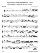 Concertino in Hungarian Style A minor op. 21(ピアノ・リダクション)