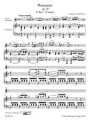 Romances in F major and G major for Violin and Orchestra op. 50, 40(ピアノ・リダクション)