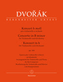 Concerto for Violoncello and Orchestra B minor op. 104 (Arrangement for Violoncello and Piano by the Composer)