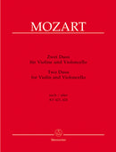 Two Duos for Violin and cello (after the duos for violin and viola, K. 423, 424)