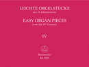Easy organ pieces from the 19th century, volume 4