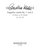 Soggetto cavato für Klavier zu vier Händen Nr. 1, 2 op. 122, 129
