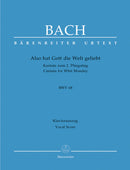 Also hat Gott die Welt geliebt BWV 68(ヴォーカル・スコ)