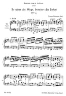 Bereitet die Wege, bereitet die Bahn, BWV 132 (ヴォーカル・スコア)