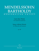 Song without Words for Violoncello and Pianoforte op. 109