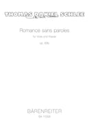 Romance sans paroles op. 66a (Viola and piano)