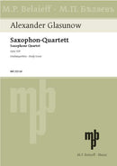Saxophon Quartett B-Dur op. 109 (study score)