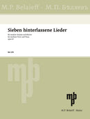 Sieben hinterlassene Lieder op. 61