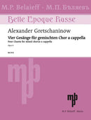 Vier Gesänge op. 4, 1-4