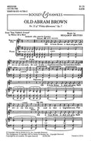 Friday Afternoons op. 7/12 (SATB and piano)
