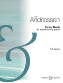 Facing Death (amplified string quartet、スコア)