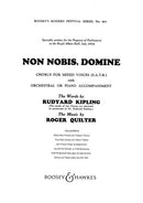 Non Nobis, Domine (mixed choir (SATB) and orchestra or piano)
