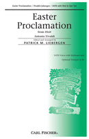 Easter Proclamation (SATB, Trumpet and Keyboard)