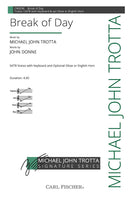 Break of Day (Soprano, Alto, Tenor, Bass, Keyboard, Optional English Horn or Oboe)