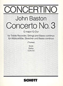 Concerto No. 3 G-Dur (score)